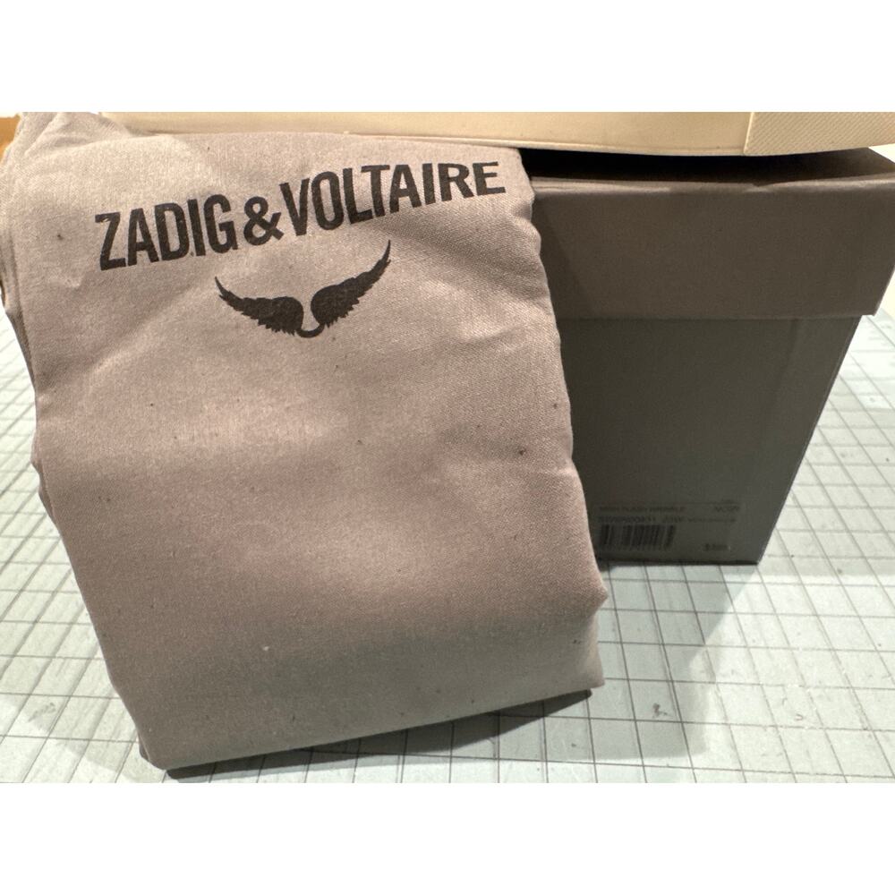 MSRP $498✨Zadig & Voltaire High Flash Wrinkle High-Top Sneakers EU36 - US 6.5-7✨ - Picture 6 of 10